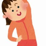 ストレッチする女の子